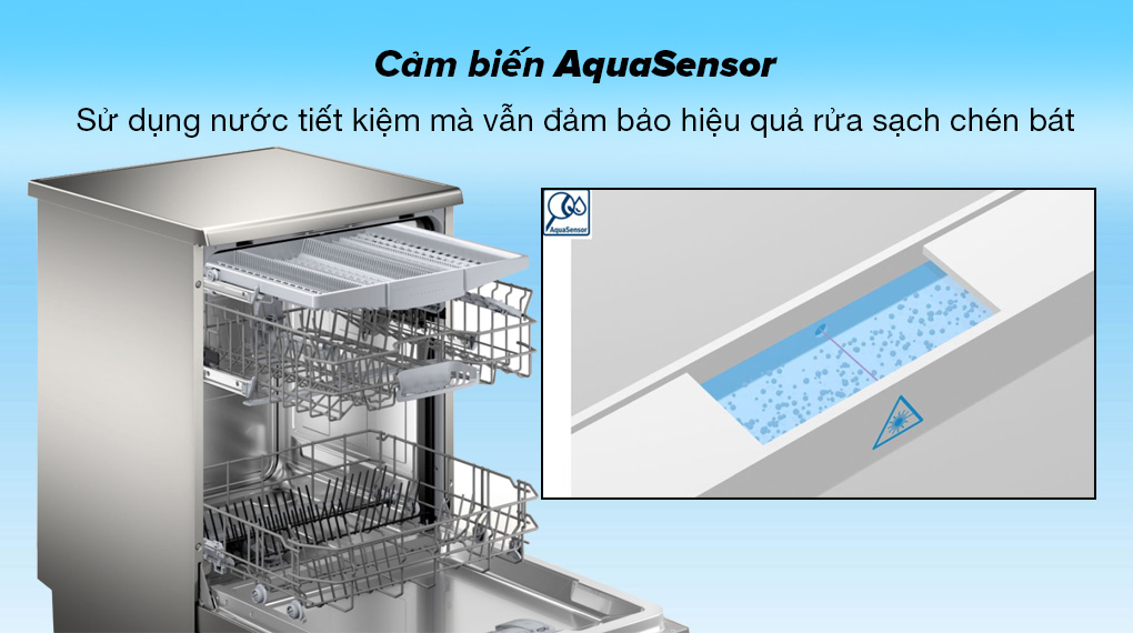 Máy rửa chén độc lập Bosch SMS4HMI07E - Tiện ích