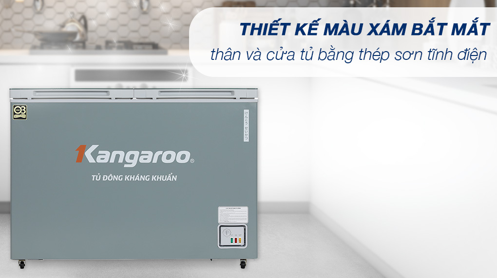 Tủ đông Kangaroo 252 lít KGFZ312NK2 - Thiết kế