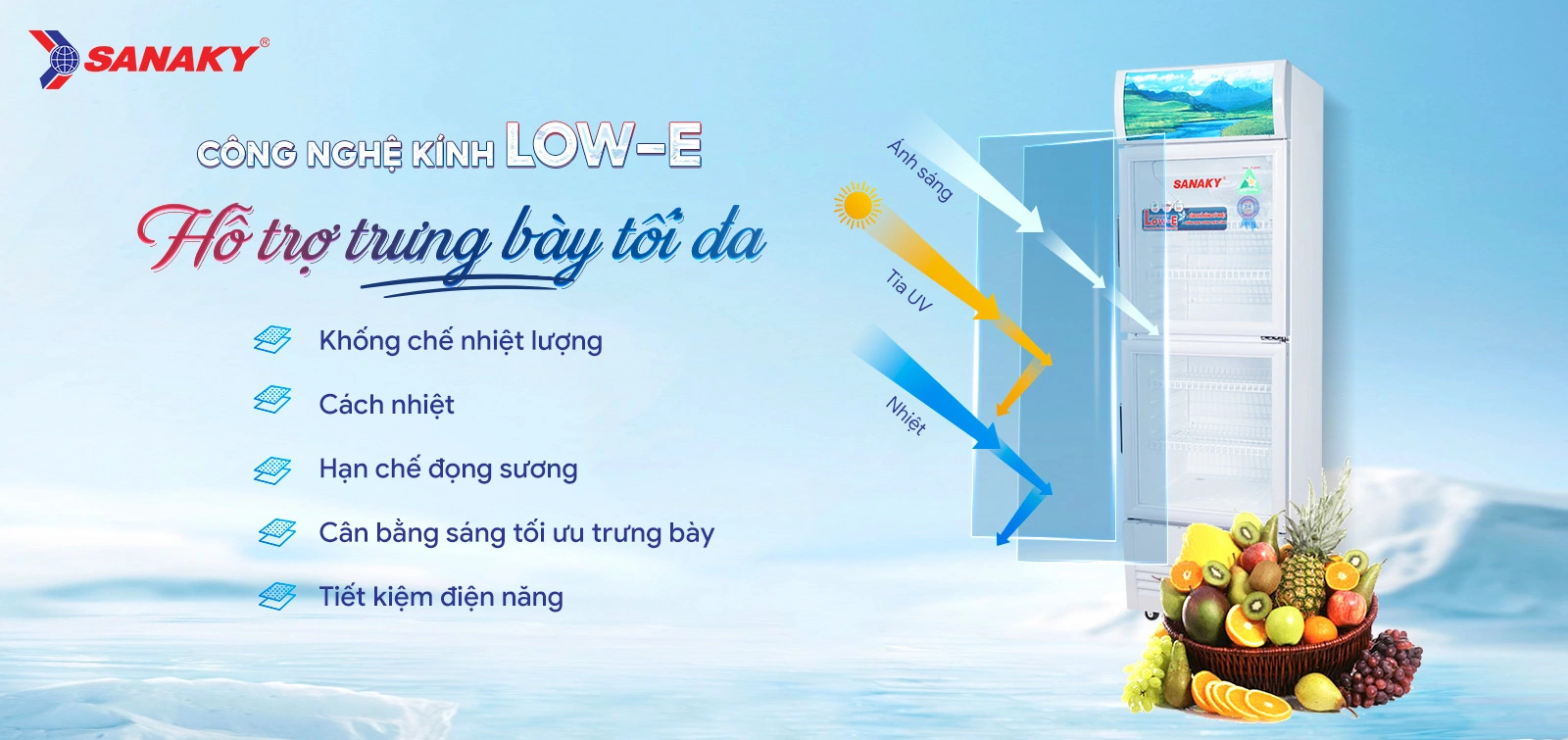 Công nghệ kính Low-E hỗ trợ trưng bày tối đa