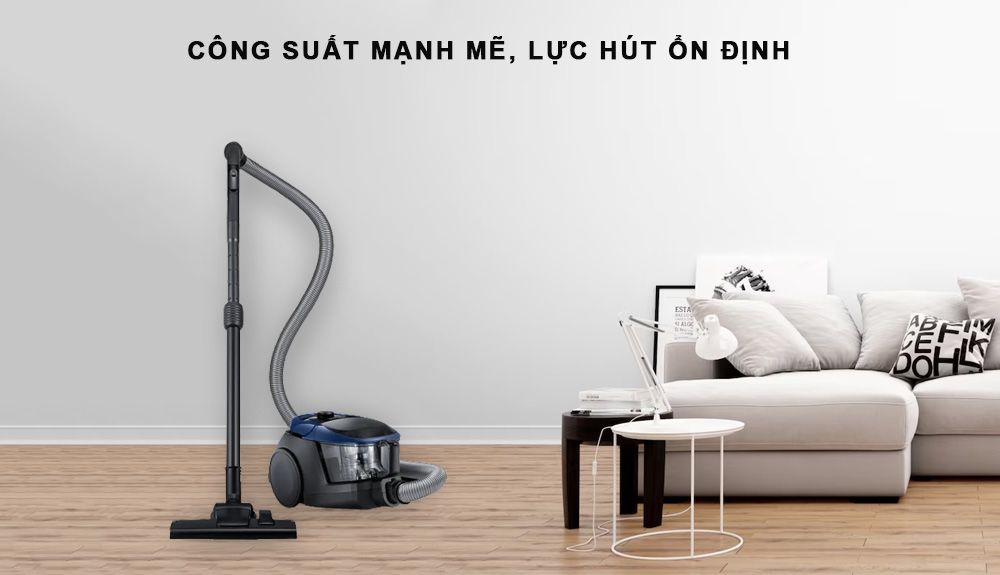 Samsung VC18M3110VB/SV có công suất hoạt động mạnh mẽ