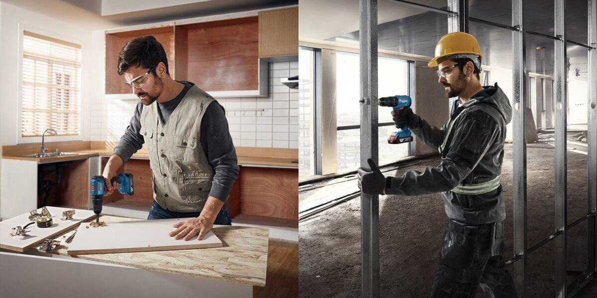 Máy khoan động lực GSB 185 LI ứng dụng đa dạng trong công việc