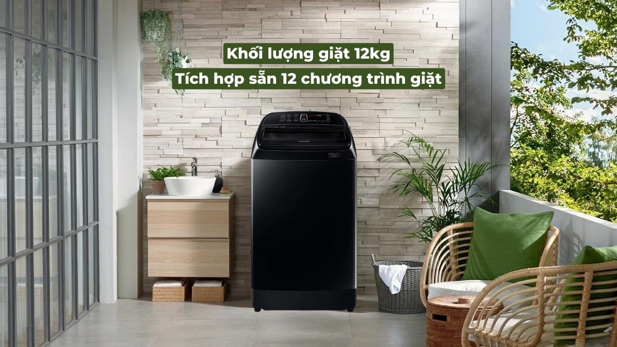 Máy có khối lượng giặt lớn phù hợp gia đình đông người