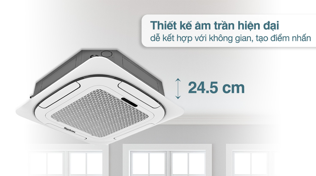 Thiết kế Máy lạnh âm trần Nagakawa 3 HP NT-C28R1T20