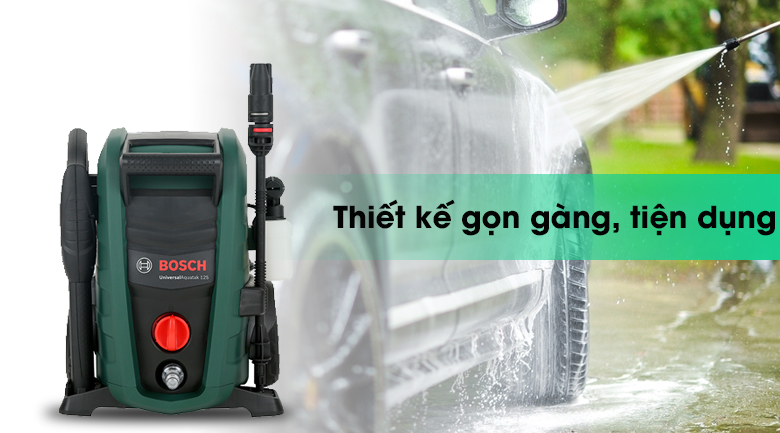 Máy phun xịt rửa áp lực cao Bosch Universal AQT 125 1500W - Thiết kế