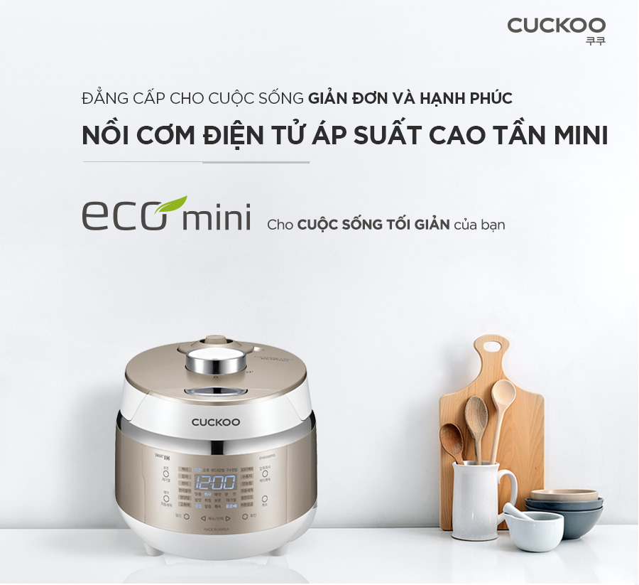 Nồi cơm điện áp suất cao tần Cuckoo 0.5 lít CRP-EHS0309F/WHGOVNCV
