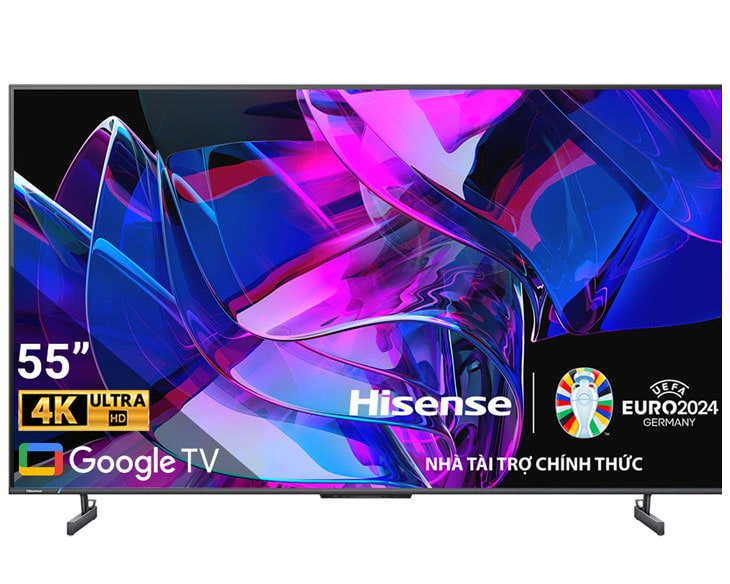 Smart Tivi Mini LED Hisense 4K 55 inch 55U7K