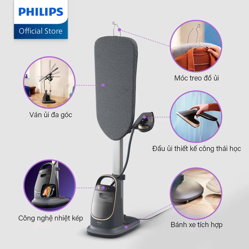 Bàn ủi Philips AIS8540/80 tiện ích đa dạng