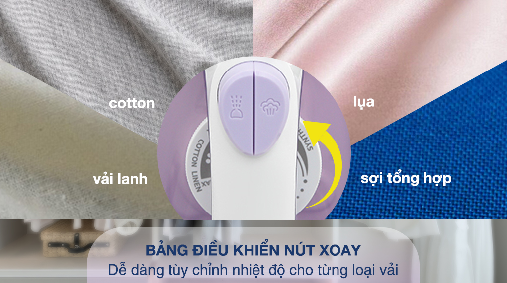 Bàn ủi hơi nước Philips DST1040/30 2000W - Bảng điều khiển
