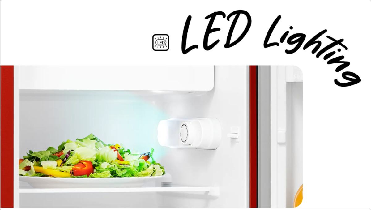 Đèn LED hỗ trợ chiếu sáng bên trong tủ