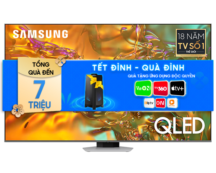 Smart Tivi QLED Samsung 4K 85 Inch QA85Q80DA