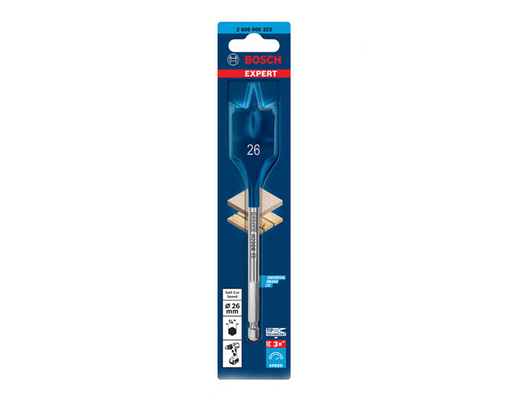 Mũi khoét gỗ đuôi cá Bosch SELFCUT 26x152mm (2608900323)