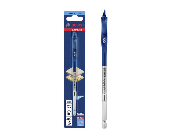 Mũi khoét gỗ đuôi cá Bosch SELFCUT 8x152mm (2608900310)