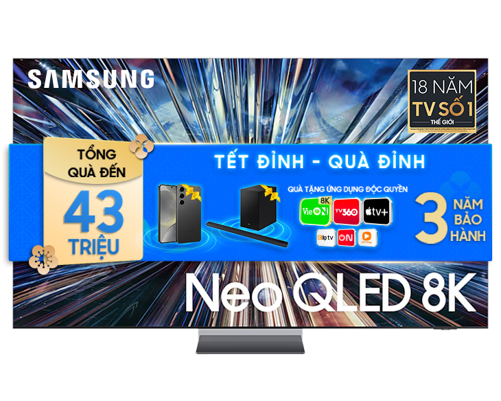 Smart Tivi Samsung Neo QLED 8K 85 Inch QA85QN900D