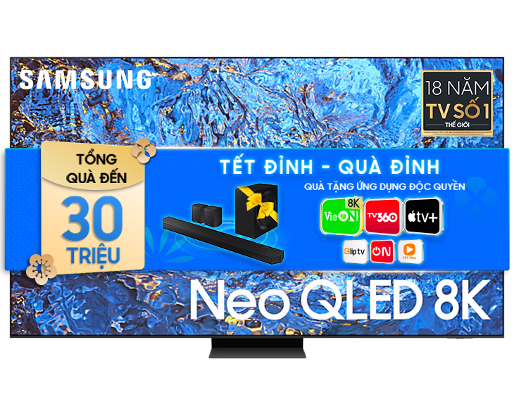 Smart Tivi Neo QLED Samsung 8K 98 Inch QA98QN990CK