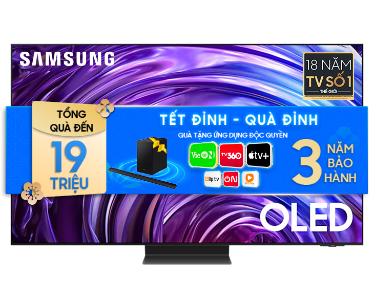 Smart Tivi OLED Samsung 4K 77 Inch QA77S95DA