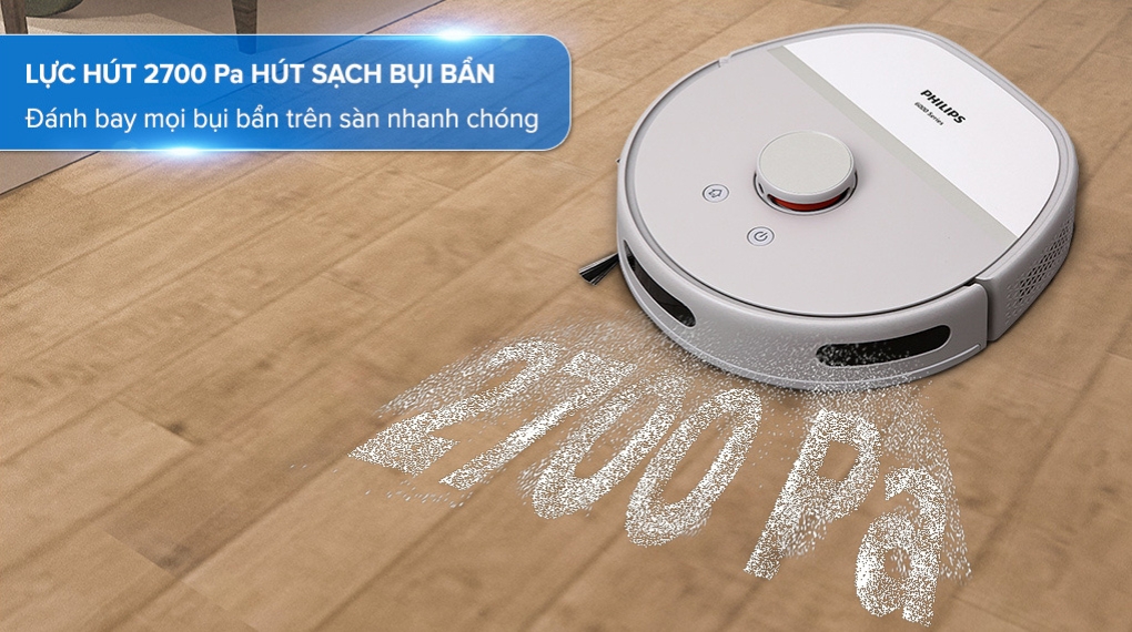 Robot hút bụi lau nhà Philips XU6500/82 - Công suất hoạt động