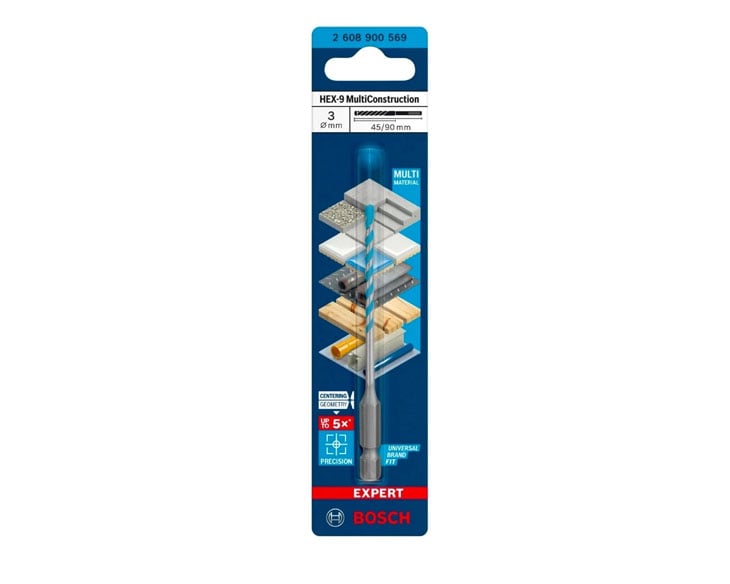 Mũi khoan đa năng Bosch HEX-9 (3X45X90) 2608900569