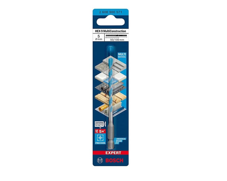 Mũi khoan đa năng Bosch HEX-9 (5X50X100) 2608900571