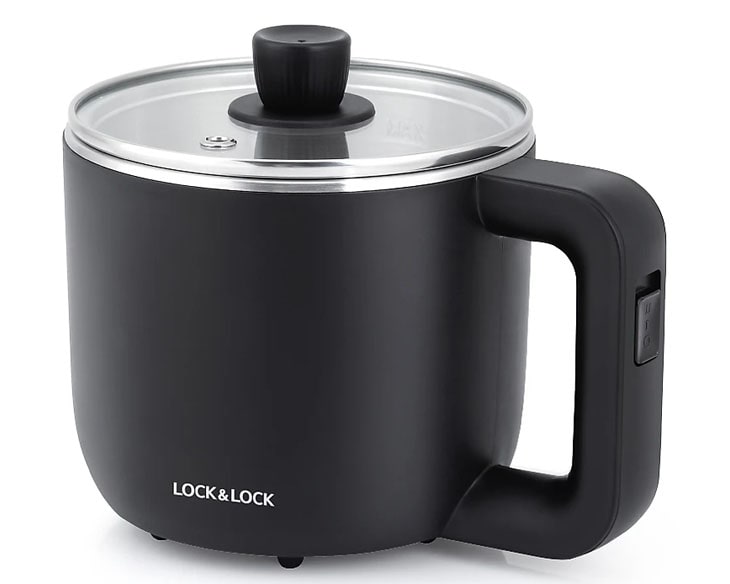 Nồi điện đa năng Lock&Lock 0.8 lít EJP116BLK