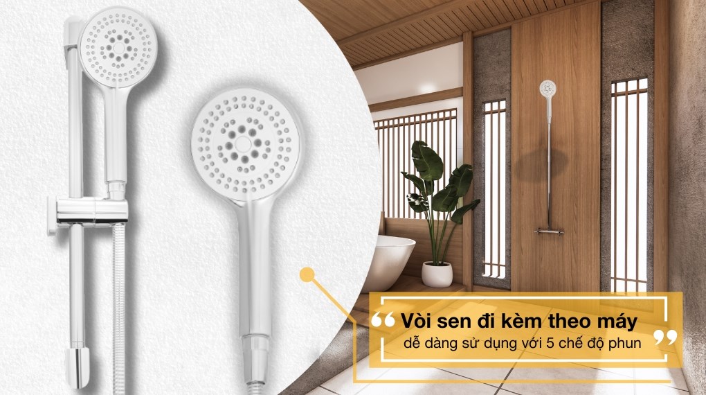 Máy nước nóng trực tiếp Comfee 4500W CWH-45MVNVN(W)-CB - Các tiện ích đi kèm