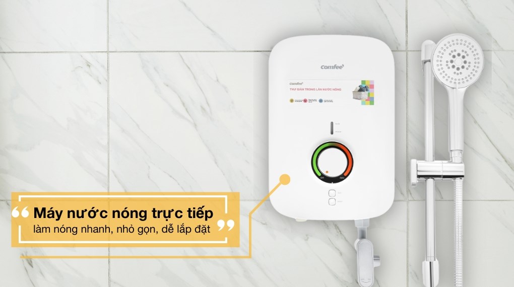 Máy nước nóng trực tiếp Comfee 4500W CWH-45MVNVN(W)-CB - Thiết kế