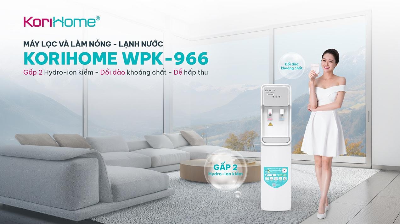 Máy lọc nước nóng lạnh Korihome WPK-966