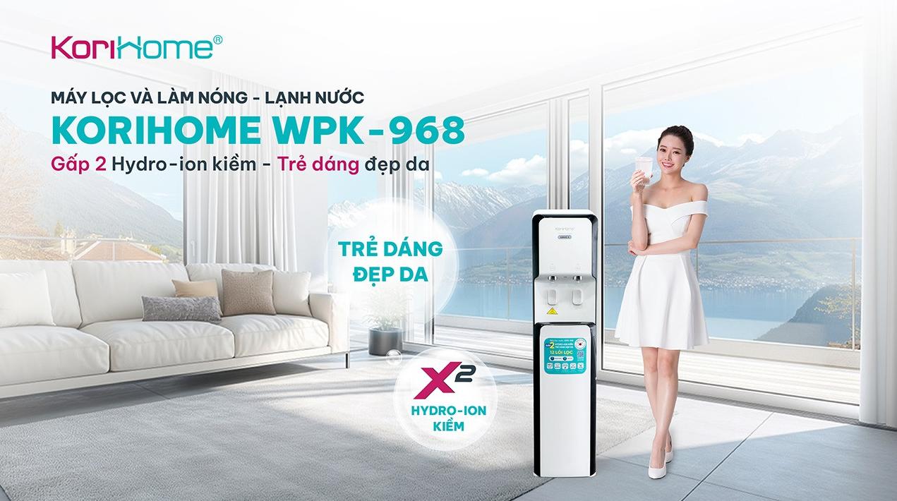 Máy lọc nước nóng lạnh Korihome WPK-968