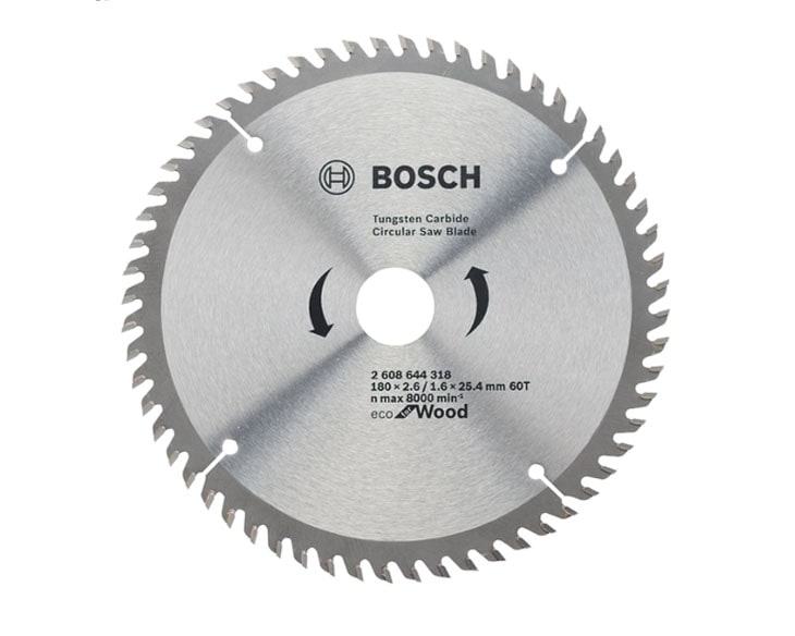 Lưỡi cưa gỗ Bosch 180X25.4MM T60 2608644318