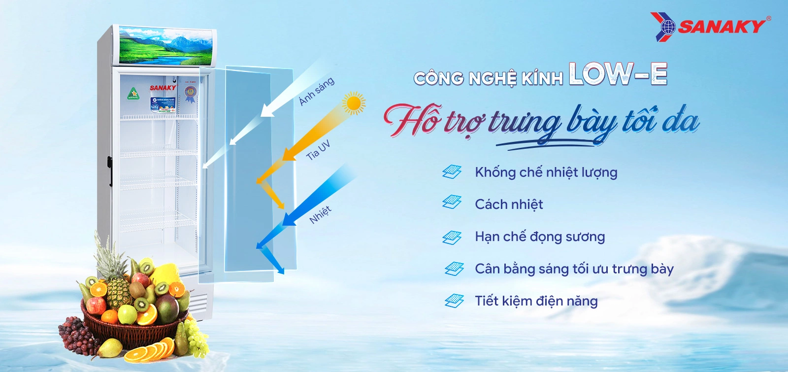 Công nghệ kính Low-E hỗ trợ trưng bày tối đa