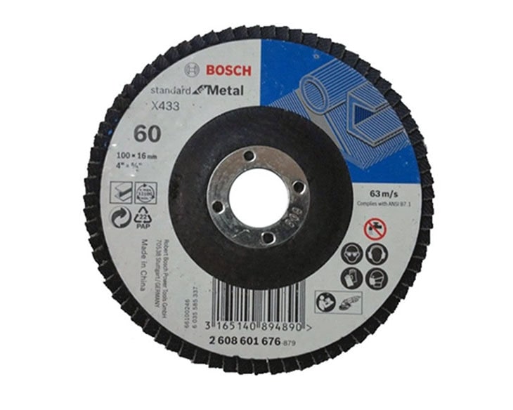 Đĩa nhám xếp Bosch ALOX P60 100MM (2608601676)