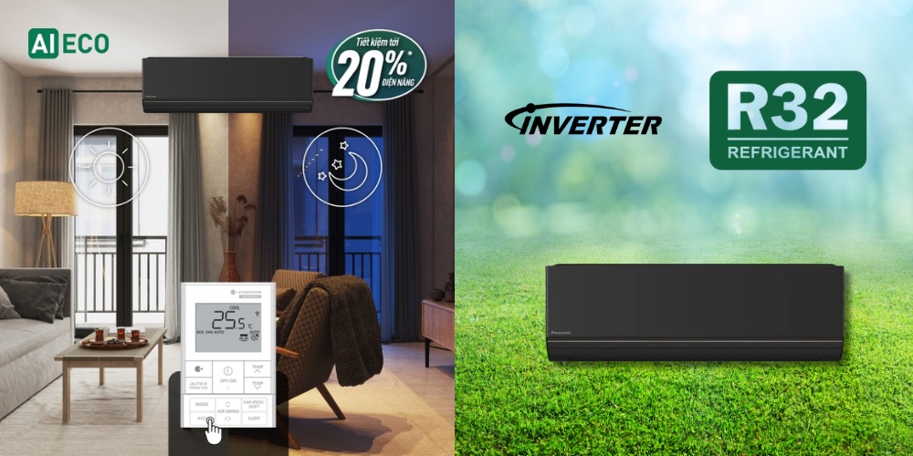 Máy Lạnh Panasonic CU/CS-AU12BKH-8 tiết kiệm điện