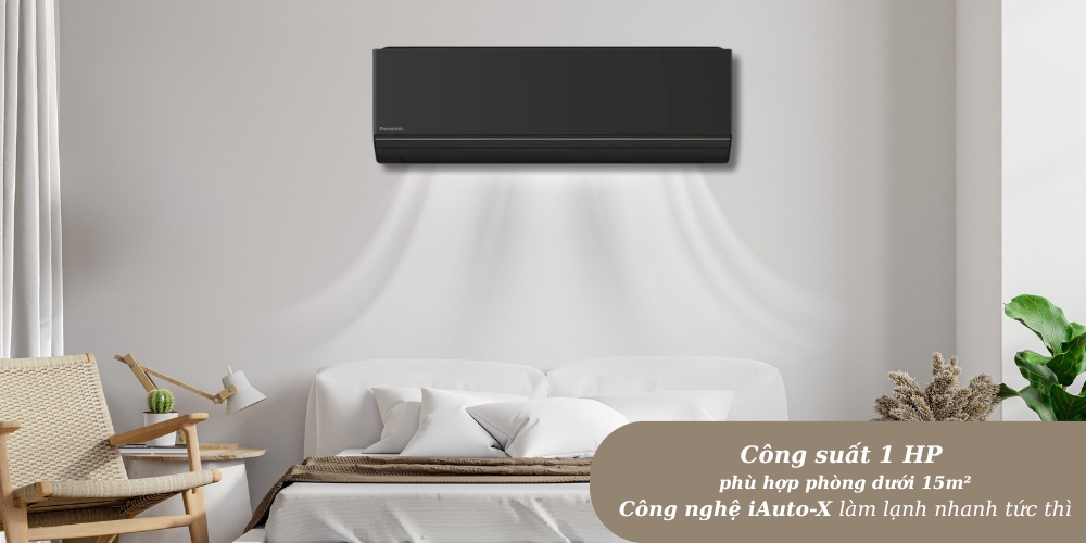 Máy Lạnh Panasonic CU/CS-AU9BKH-8 làm lạnh nhanh tức thì