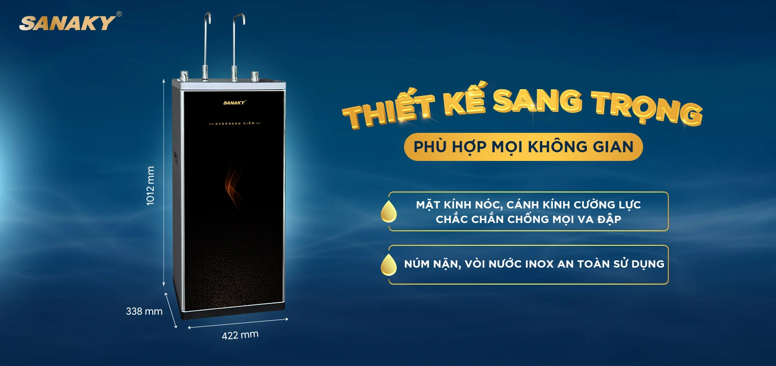 Máy lọc nước nóng lạnh Sanaky SNK-E2HK006