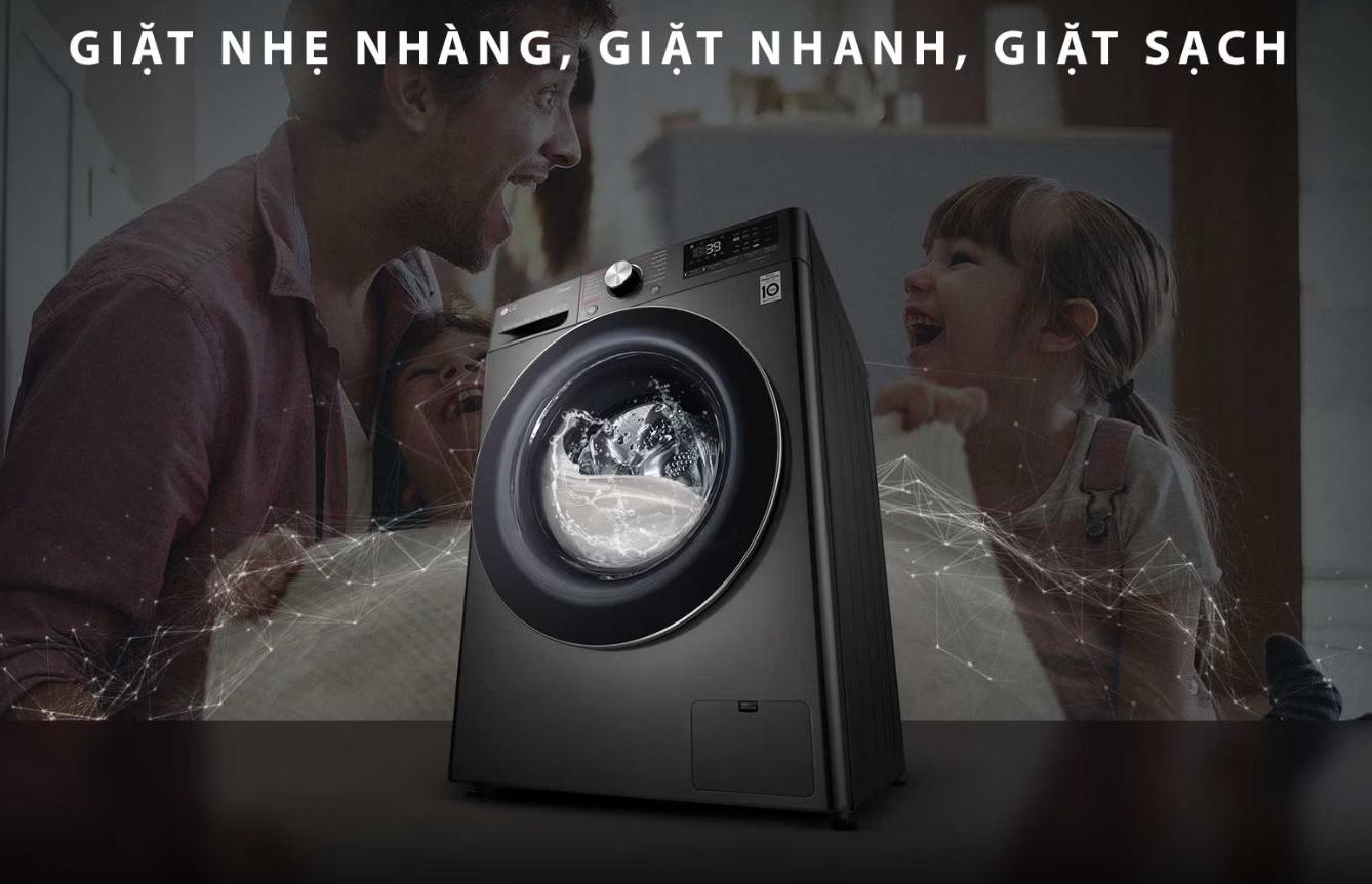 Máy giặt LG Inverter 9 kg FV1409S4M1