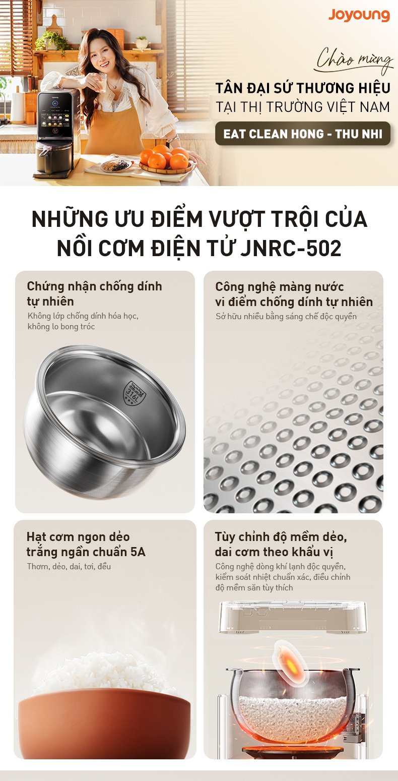 Nồi cơm điện tử Joyoung JNRC-502