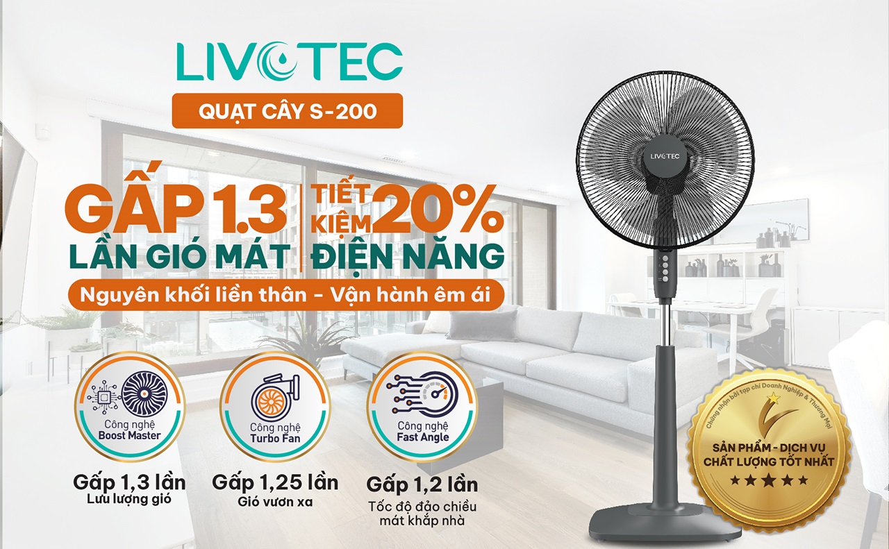 Quạt đứng Livotec S-200