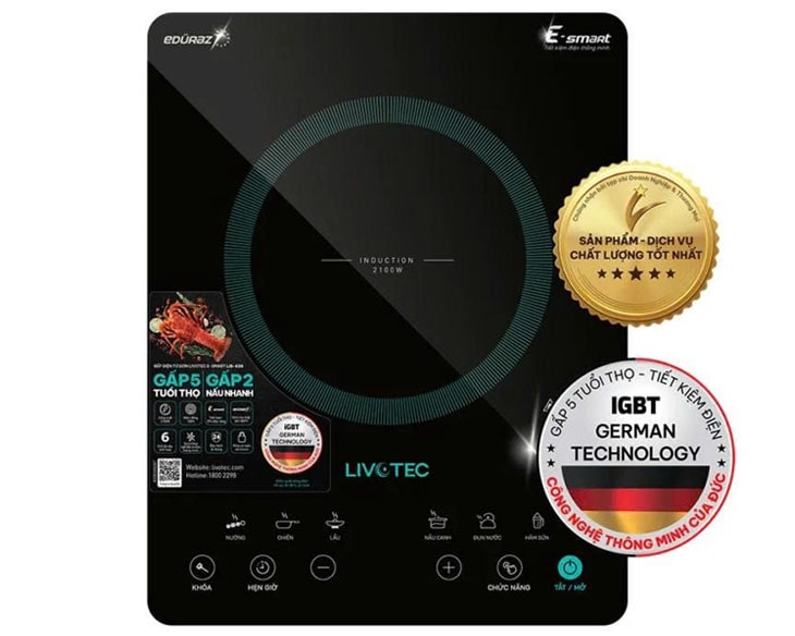 Bếp từ đơn Livotec E-smart LIS-626