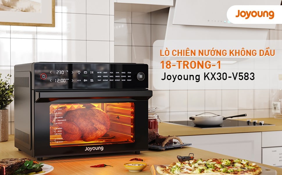 Lò chiên nướng không dầu Joyoung KX30-V583-DE01