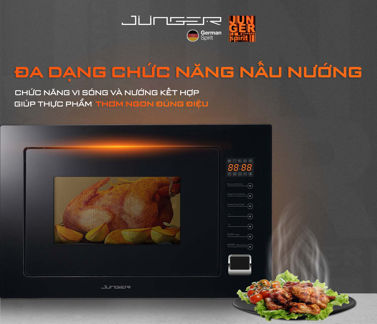 TK-90 được tích hợp rất nhiều chức năng và công nghệ nấu nướng đỉnh cao, mang lại trải nghiệm ẩm thực độc đáo, sáng tạo.