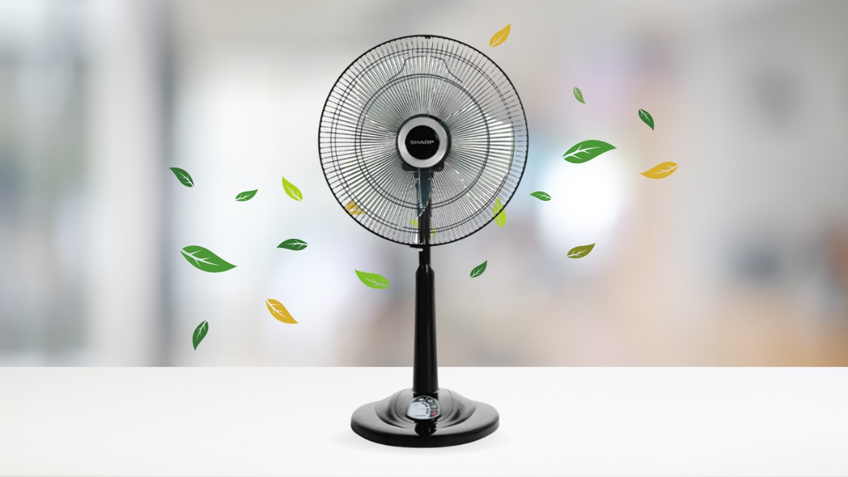 Quạt lửng Sharp 3 cánh PJ-L40RV-DG
