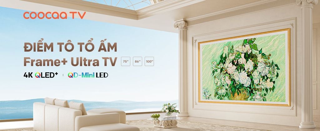 Google Tivi QLED Khung Tranh Coocaa 86 inch 86L85