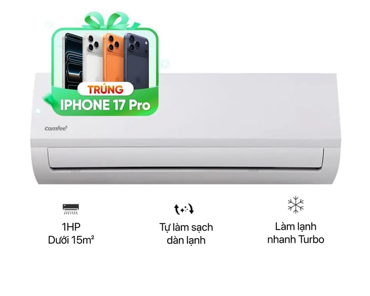 Máy lạnh Comfee 1 HP CFS-10FWFF-V