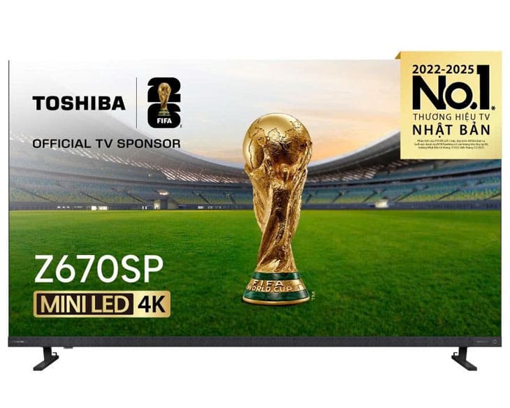 Smart Tivi Mini LED Toshiba AI 4K 55 Inch 55Z670SP