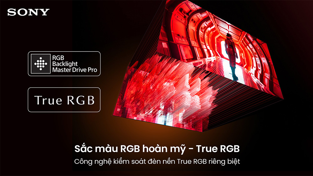 RGB Backlight Master Drive Pro Sony Google TV True RGB BRAVIA 9 II K-75XR90M2