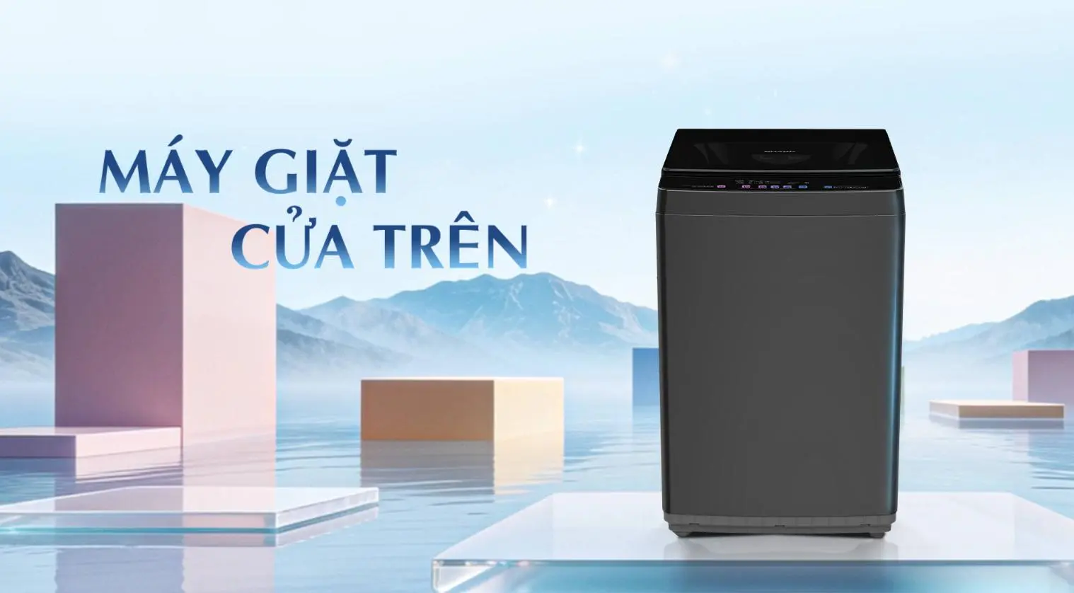 Máy giặt Sharp 9 kg ES-TN91EN-DG